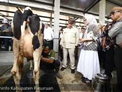 Menteri Pertanian Andi Amran Sulaiman Tinjau Koperasi Sapi Perah di Pasuruan, Tegaskan Komitmen Tingkatkan Produksi Susu Nasional