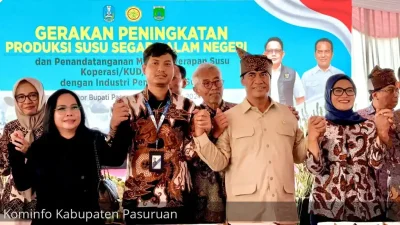 Mentan Andi Amran Sulaiman Wajibkan Industri Susu Nasional Serap Produksi Susu Peternak Lokal