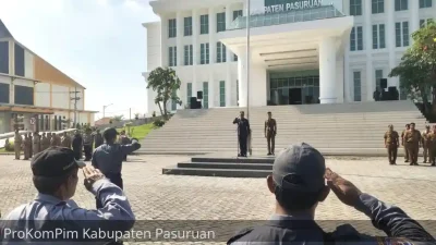 Pemkab Pasuruan Gelar Apel Siaga, Pastikan Kesiapan Satlinmas Hadapi Pilkada 2024