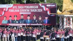 Wakapolres Situbondo Hadiri Apel Siaga Pengawasan Pemilu Serentak 2024