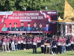 Wakapolres Situbondo Hadiri Apel Siaga Pengawasan Pemilu Serentak 2024