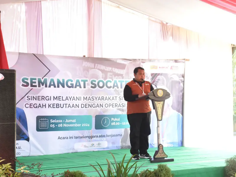 Pemerintah Kabupaten Situbondo menggelar operasi katarak gratis. Sumber : Istimewa.