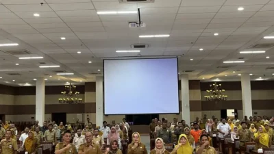 Kabupaten Probolinggo menyelenggarakan sosialisasi perubahan kebijakan akuntansi dan Sistem Akuntansi Pemerintahan Daerah (19/11/2024). Sumber : Istimewa.