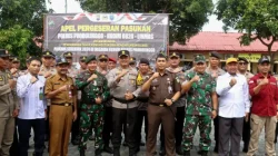 Polres Probolinggo gelar Apel Pergeseran Pasukan (25/11/2024). Sumber : Istimewa.