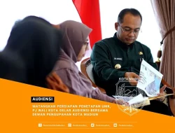 Matangkan Persiapan UMK 2024, Pj Wali Kota Gelar Audiensi dengan Dewan Pengupahan Kota Madiun