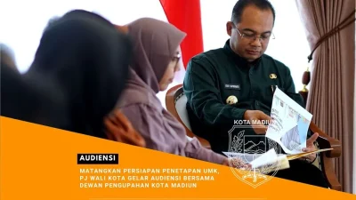 Matangkan Persiapan UMK 2024, Pj Wali Kota Gelar Audiensi dengan Dewan Pengupahan Kota Madiun