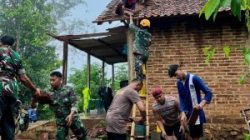 Polres Pacitan Bersama TNI dan BPBD Tangani Dampak Bencana Alam di Kabupaten Pacitan.