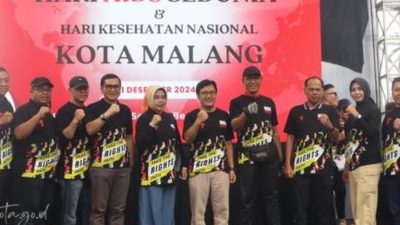 Gebyar Hari Kesehatan Nasional dan Hari AIDS Sedunia 2024 di Malang, Warga Antusias Ikuti Kegiatan Kesehatan