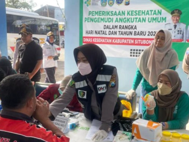 Pemeriksaan kondisi prima serta mencegah penggunaan obat terlarang di Terminal Situbondo (19/12/2024). Sumber : Istimewa.