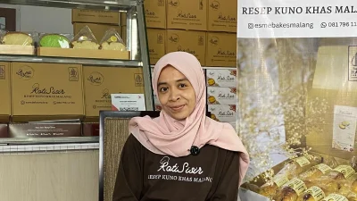 Dian, Pemilik Esme Bakes Roti Sisir Resep Kuno khas Malang.