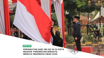 Peringatan Hari Ibu ke-96 di Kota Madiun berlangsung meriah pada Senin (23/12) di Gedung Diklat Kota Madiun.