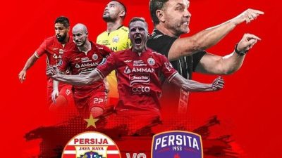 Persija vs Persita: Rekor Tak Terkalahkan di Kandang Jadi Tantangan Bagi Persita!