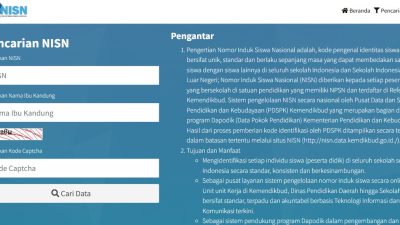 Ilustrasi cara cek NISN dan NPSN untuk registrasi akun SNPMB 2025 menggunakan perangkat komputer atau ponsel, membantu siswa dan orangtua dalam proses pendaftaran.