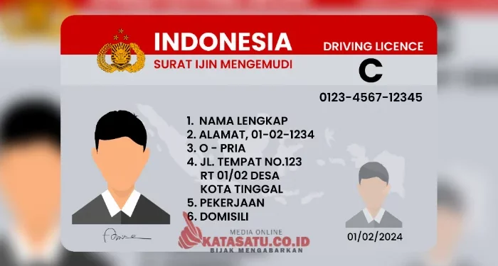 Ilustrasi Surat Izin Mengemudi (SIM) sebagai dokumen penting bagi pengendara kendaraan bermotor.