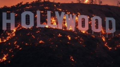 Fakta di Balik Foto Viral Kebakaran Hollywood Sign: Landmark Tetap Aman