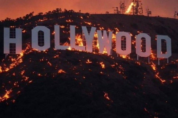 Fakta di Balik Foto Viral Kebakaran Hollywood Sign: Landmark Tetap Aman