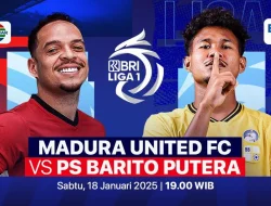 Susunan Pemain Madura United vs Barito Putera: Duel Sengit di Liga 1