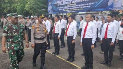 Kapolres Sampang Pimpin Apel Pasukan Operasi Keselamatan Semeru 2025, Fokus Tertib Lalu Lintas Jelang Idul Fitri