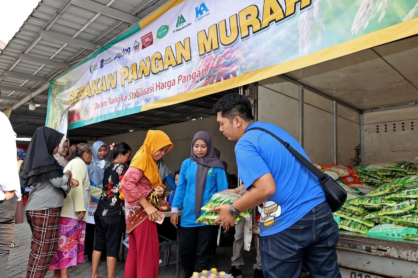 Surabaya, Gerakan Pangan Murah, Pemkot Surabaya, DKPP Surabaya, Jelang Ramadan, Harga Sembako Murah, Stok Pangan, Panic Buying